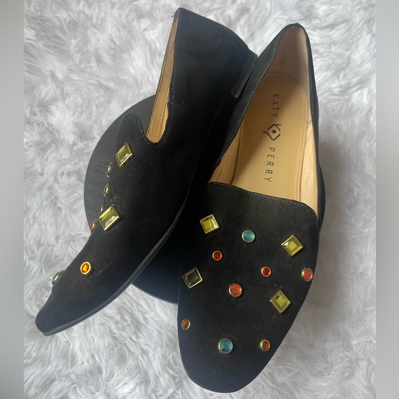 Katy Perry - “ The Turner” Black Flats - Picture 5 of 11